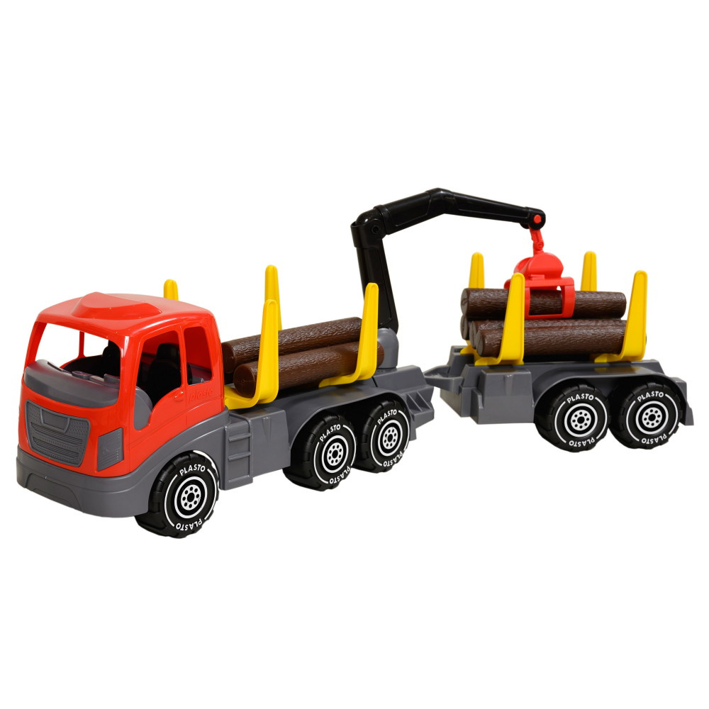 Plasto Timmerbil med släp