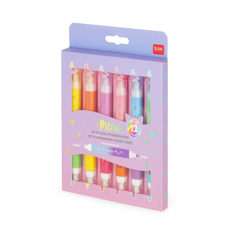 Meow Highlighters 6-Pack