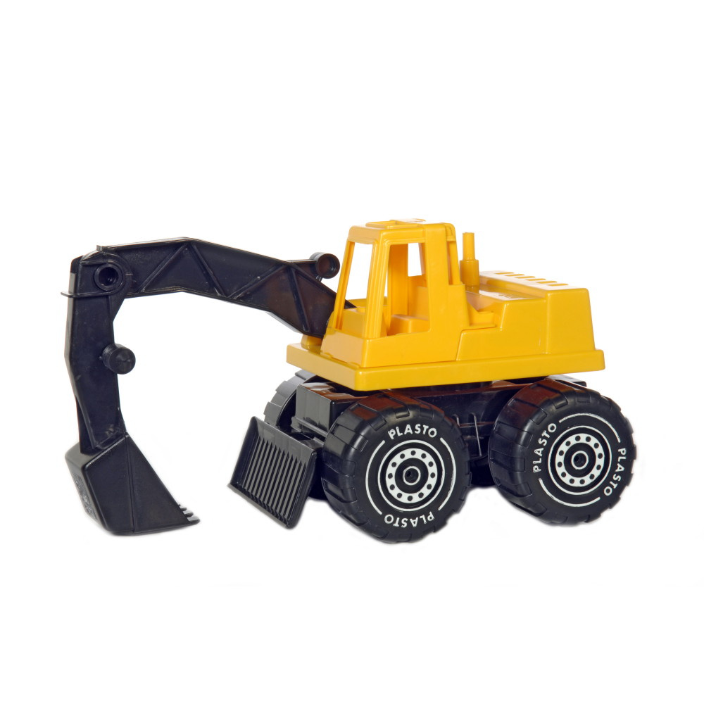 Plasto Grävmaskin - Gul/Svart