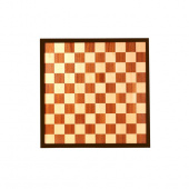 Chess Checkers Board Walnut 42 cm