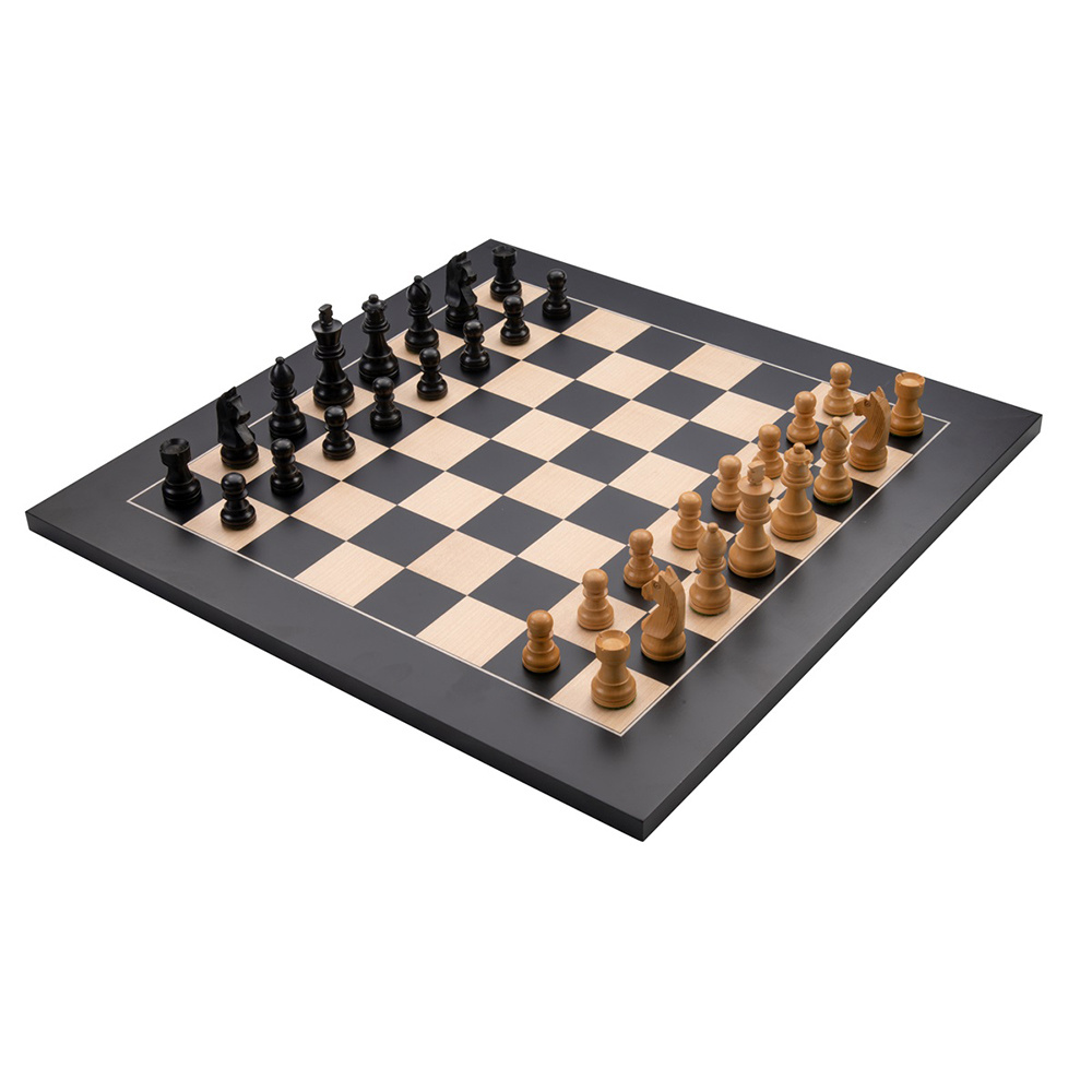 Longfield Chess Set Black Maple 40 mm