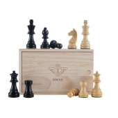 Longfield Chess Set Black Maple 50 mm Longfield Chess Set Black Maple 50 mm