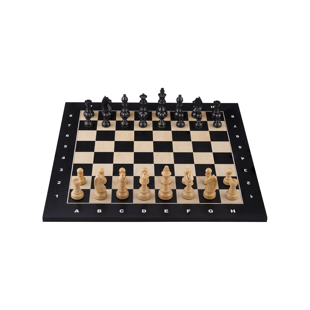 Longfield Chess Set Black Maple NL 50 mm