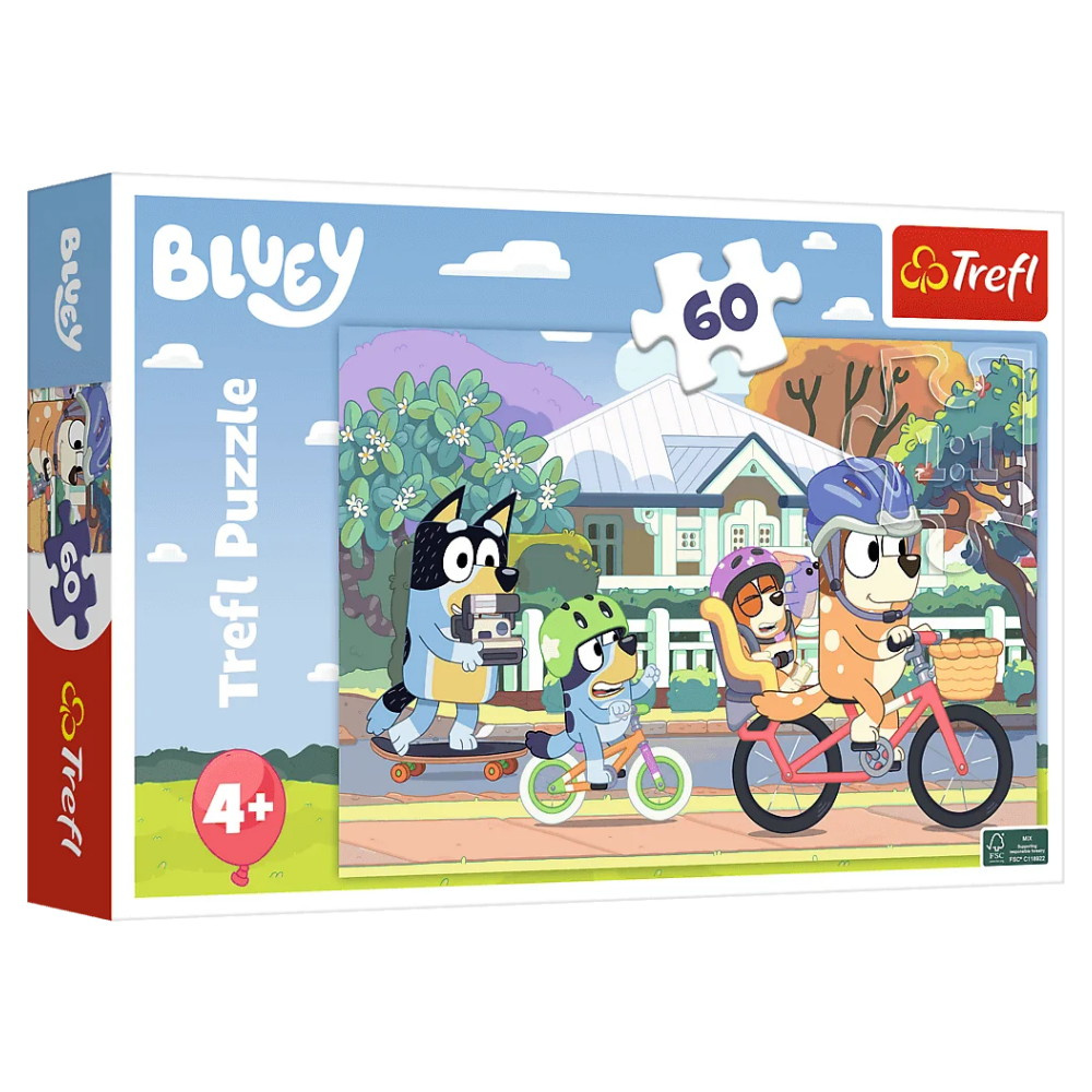 Trefl Pussel Lycklig Bluey 60 Bitar