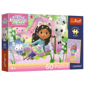 Trefl Pussel: Gabby's Dollhouse 60 Bitar Trefl Pussel: Gabby's Dollhouse 60 Bitar