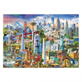 Educa pussel: North America Landmarks 1500 bitar Educa pussel: North America Landmarks 1500 bitar