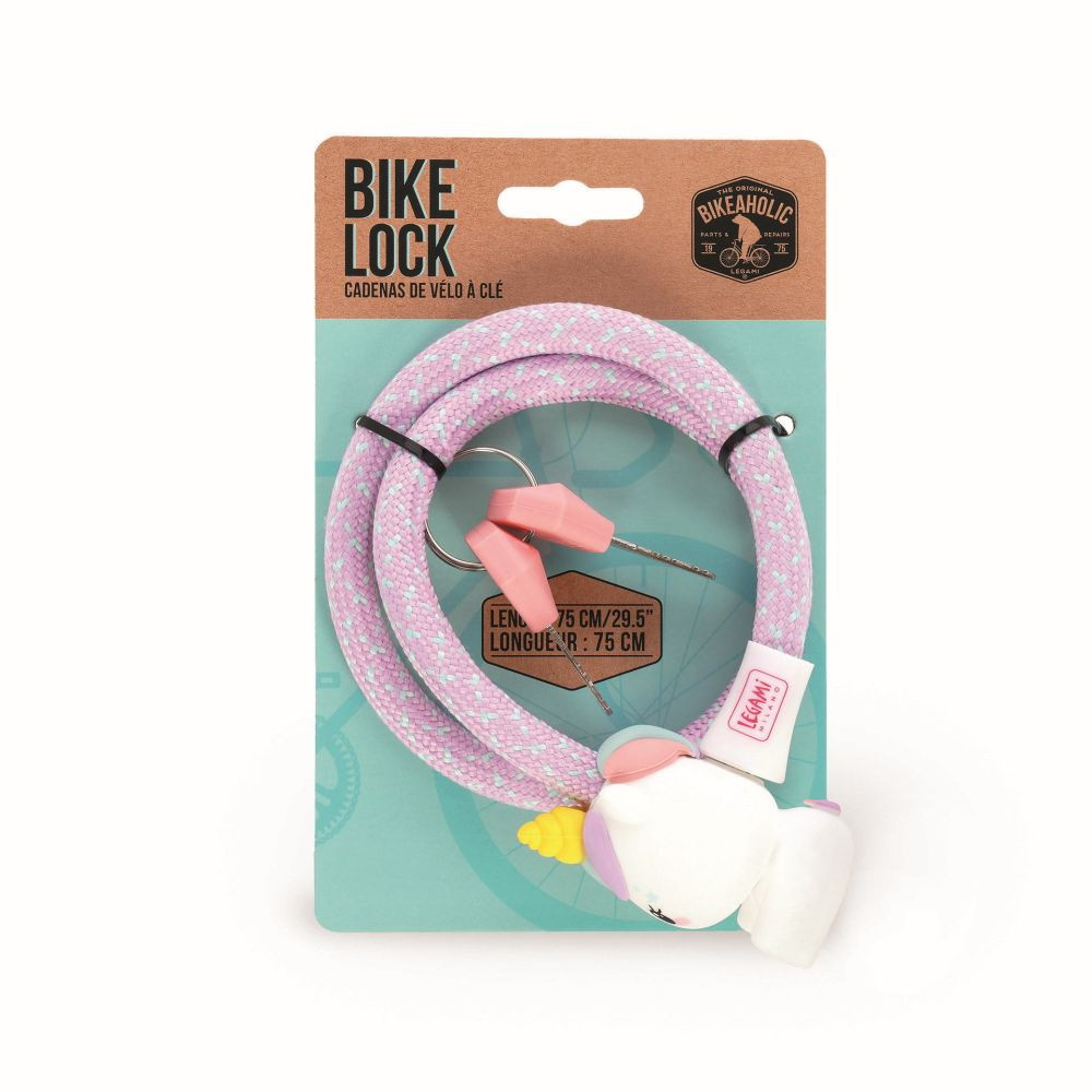 Cykellås med nyckel - Enhörning