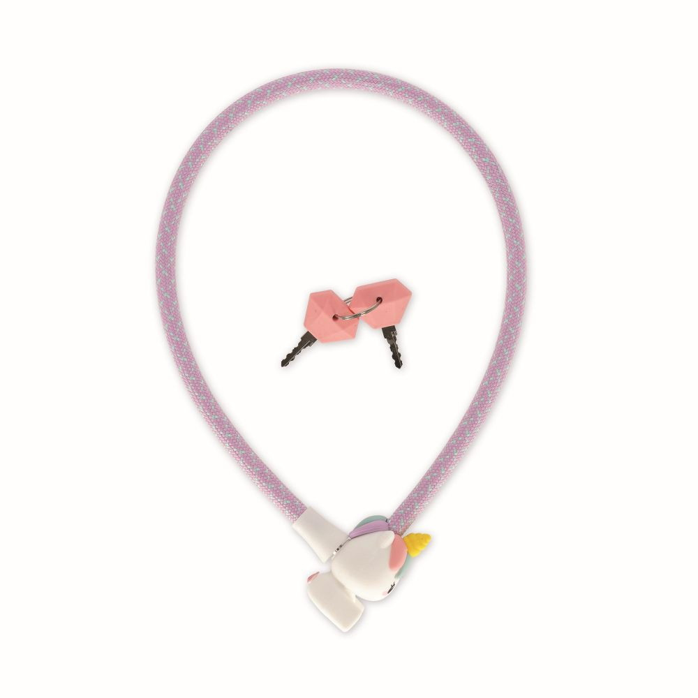 Cykellås med nyckel - Enhörning