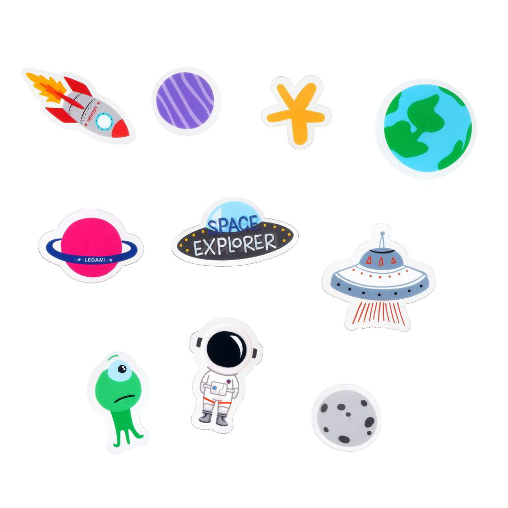 Cykelhjulsdekoration, Rymden