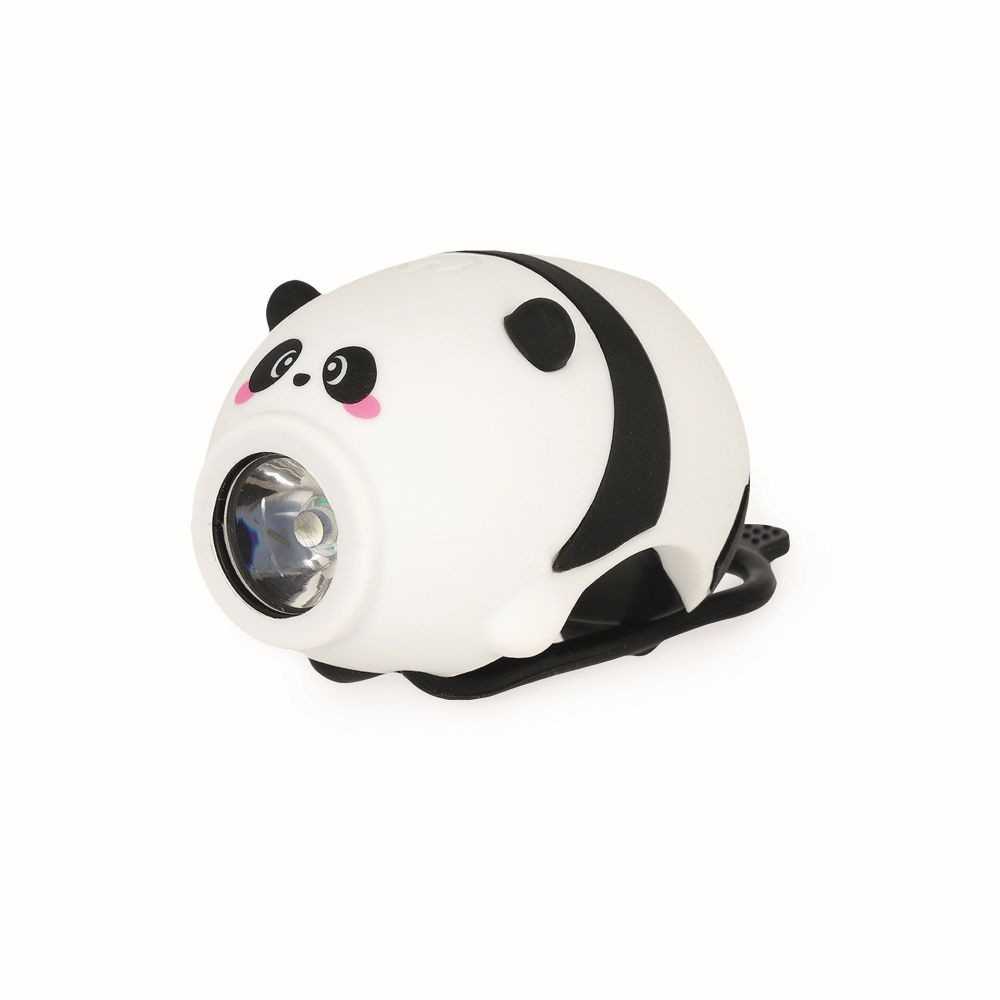 Cykellampa med digital ringklocka, Panda