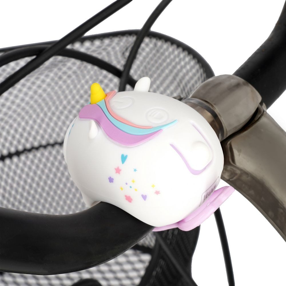 Cykellampa med digital ringklocka, Unicorn