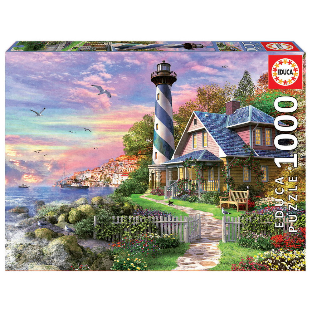 Educa Pussel: Lighthouse at Rock Bay 1000 Bitar