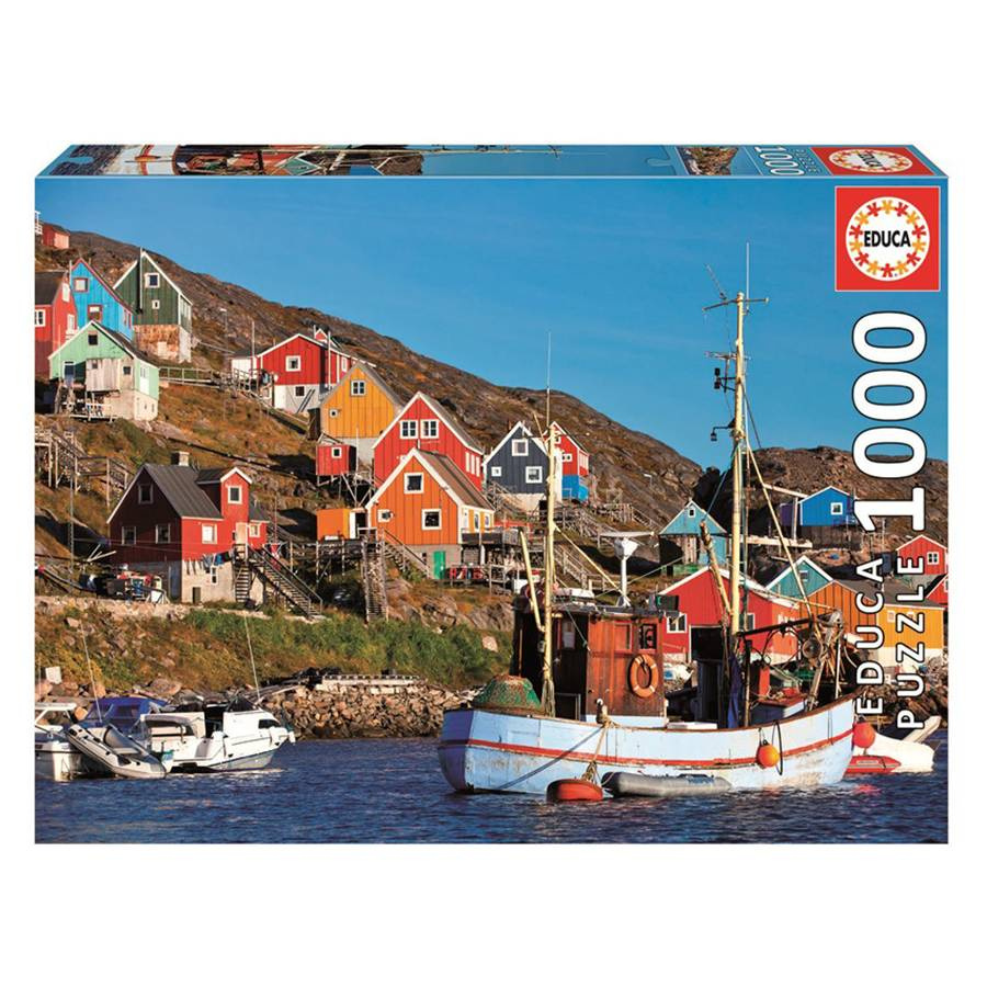 Educa pussel: Nordic Houses 1000 bitar