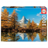 Educa Pussel: Matterhorn Mountain in Autumn 1000 Bitar