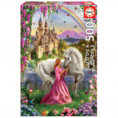 Educa Pussel: Fairy and Unicorn 500 Bitar Educa Pussel: Fairy and Unicorn 500 Bitar