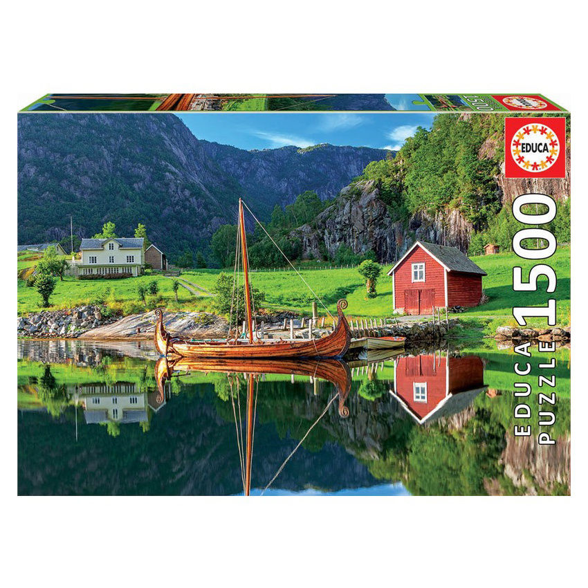 Educa Pussel: Viking Ship 1500 Bitar