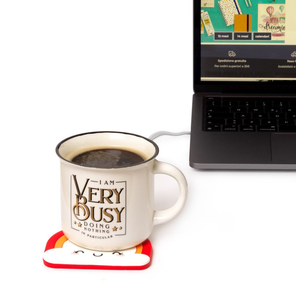 Warm It Up muggvärmare USB Rainbow