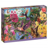 Jumbo Pussel - Hummingbird garden 1500 Bitar