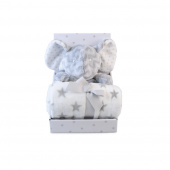 Fleecefilt och Elefant Fleecefilt och Elefant