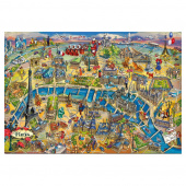 Educa Pussel: Paris Map 500 Bitar Educa Pussel: Paris Map 500 Bitar