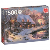 Jumbo Pussel - Winter cottage 1500 Bitar
