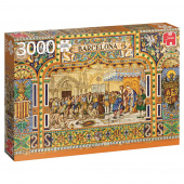 Jumbo Pussel - Tiles of Barcelona 3000 Bitar