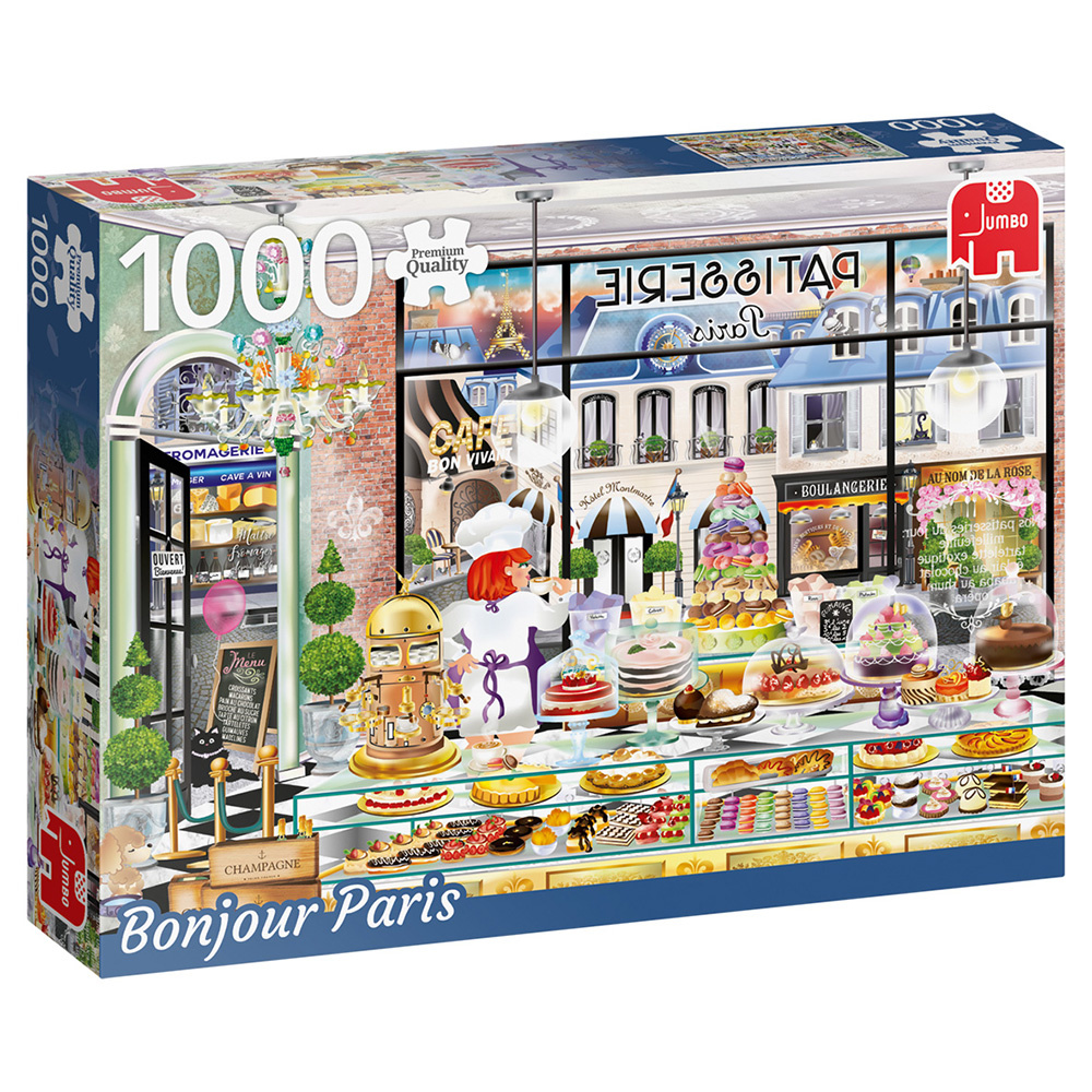 Jumbo Pussel - Bonjour Paris 1000 Bitar