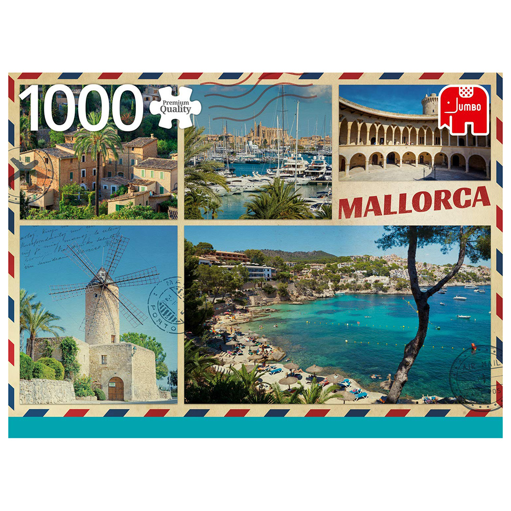 Jumbo Pussel - Greetings from Mallorca 1000 Bitar