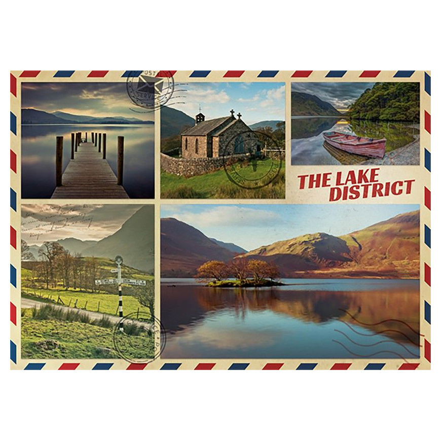 Jumbo Pussel - Greetings from the lake district 1000 Bitar