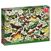 Jumbo Pussel - Butterfly poster 1000 Bitar