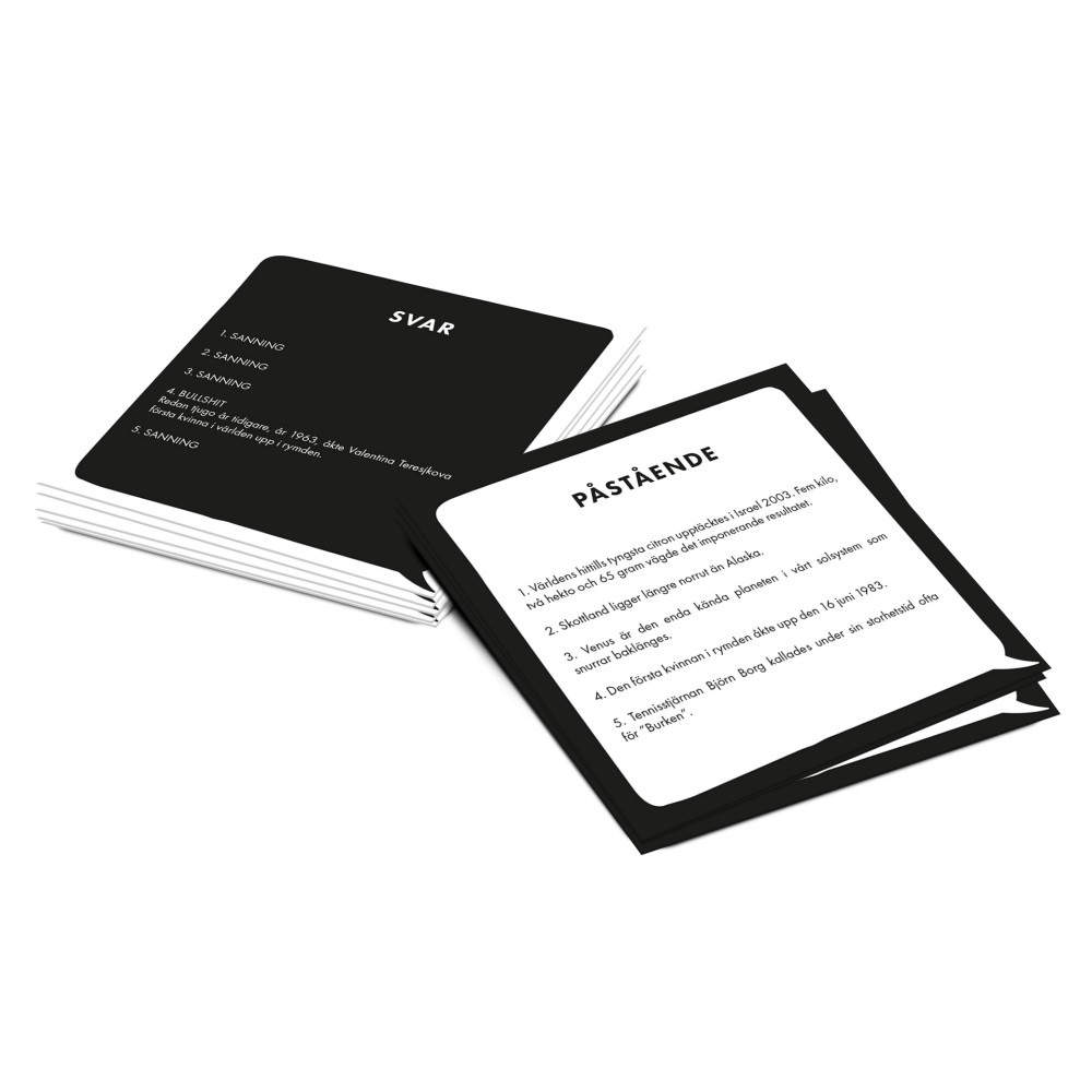 Sanning eller bullshit: Middagsspel