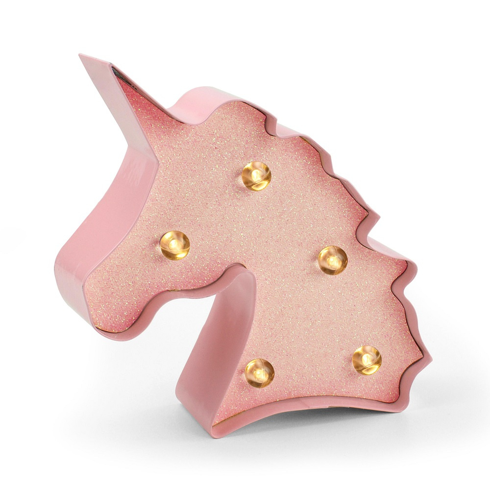 Mini Lampa, Enhörning med glitter