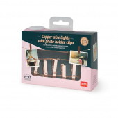 Copper wire lights med fotohållare Copper wire lights med fotohållare