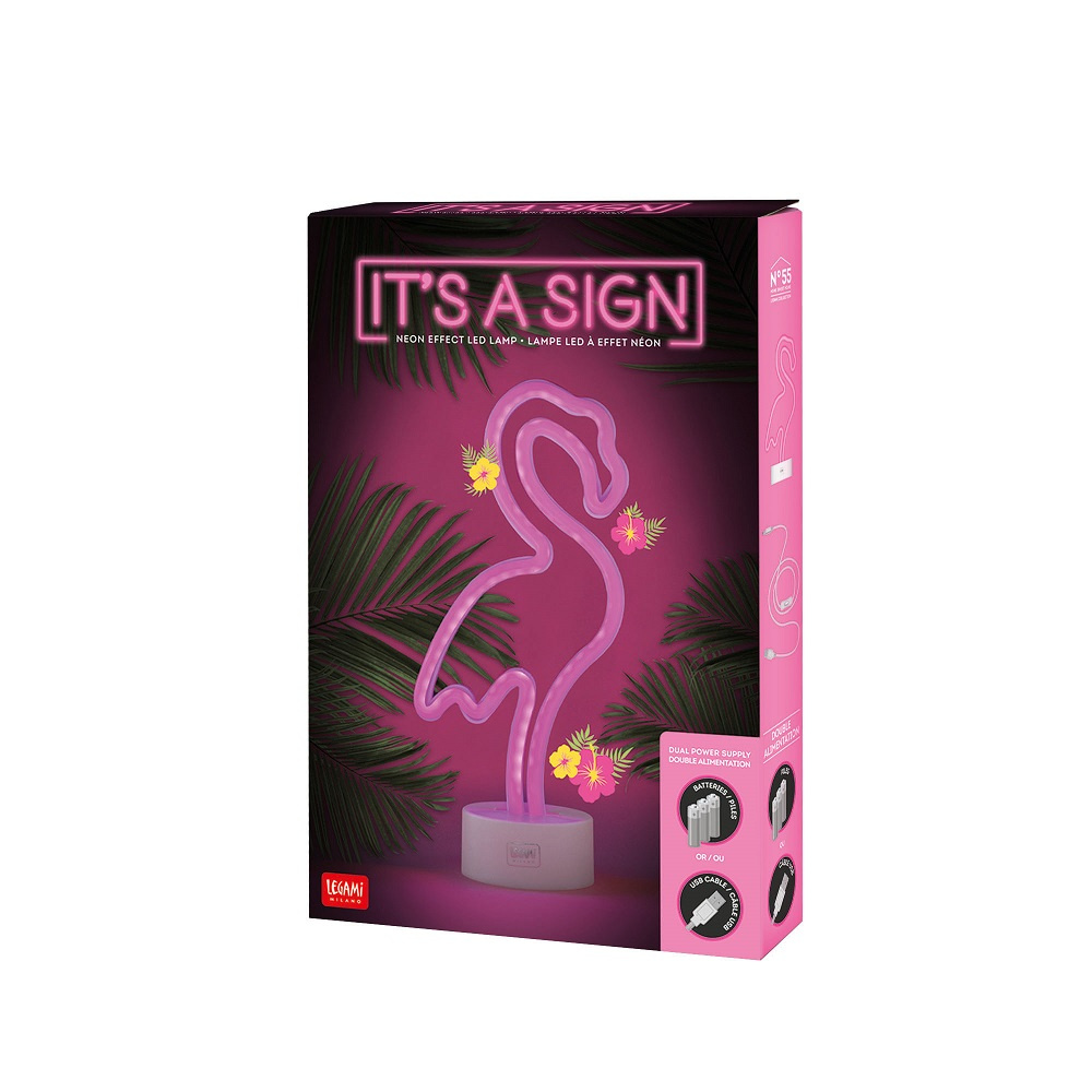  It's a sign, LED-lampa - Flamingo