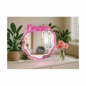 It's a sign, Neon LED-lampa med spegel - Dream Big It's a sign, Neon LED-lampa med spegel - Dream Big