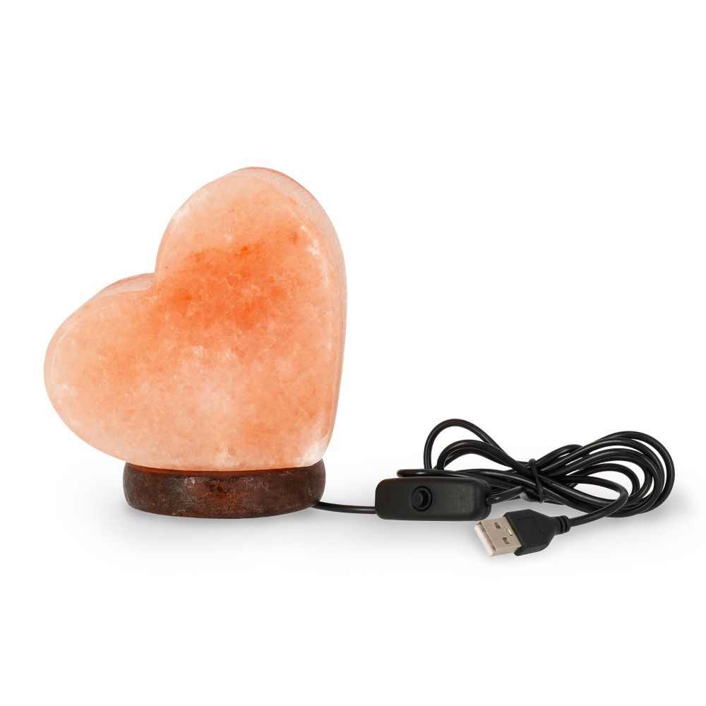 Himalayan salt lamp, Heart