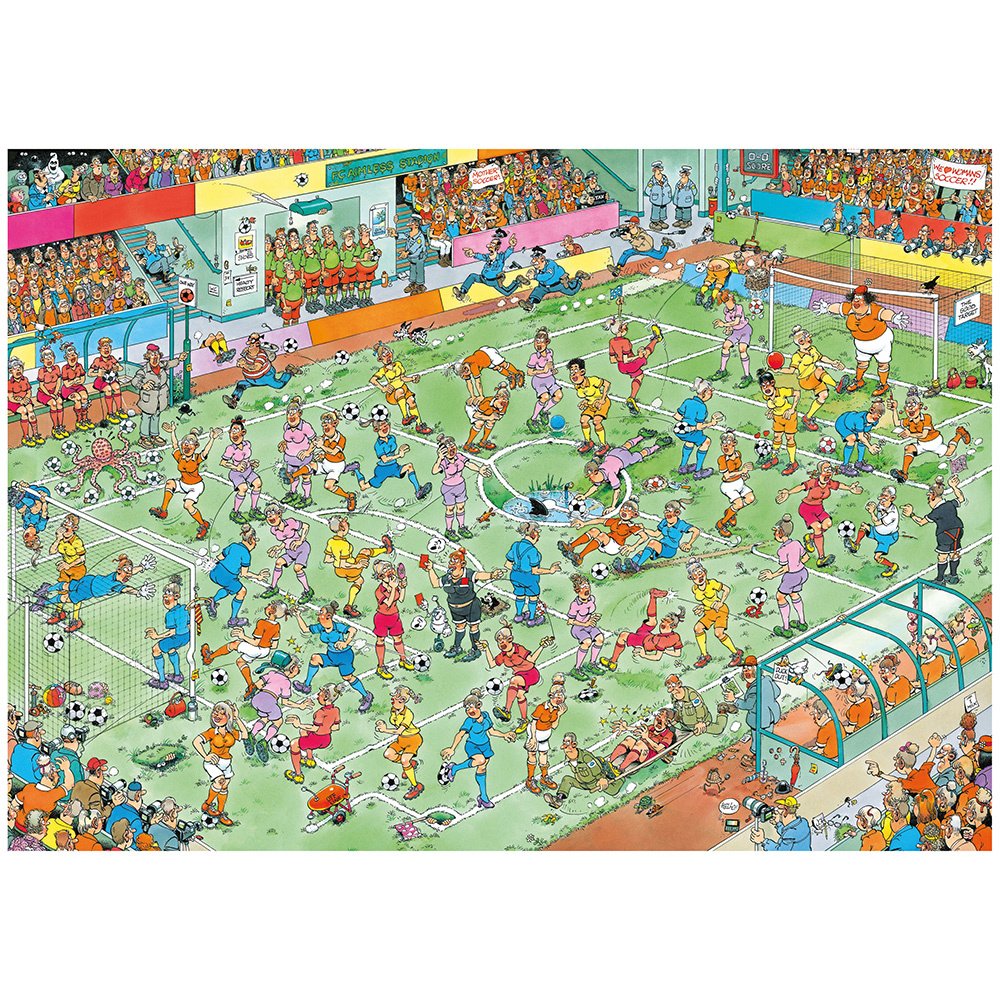 Jan Van Haasteren pussel: WC Women's Soccer 1000 Bitar