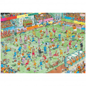 Jan Van Haasteren pussel: WC Women's Soccer 1000 Bitar Jan Van Haasteren pussel: WC Women's Soccer 1000 Bitar