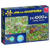 Jan Van Haasteren pussel: Food Festival 2x1000 Bitar