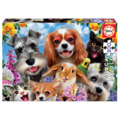 Educa Pussel: Selfie Pet Parade 200 Bitar Educa Pussel: Selfie Pet Parade 200 Bitar