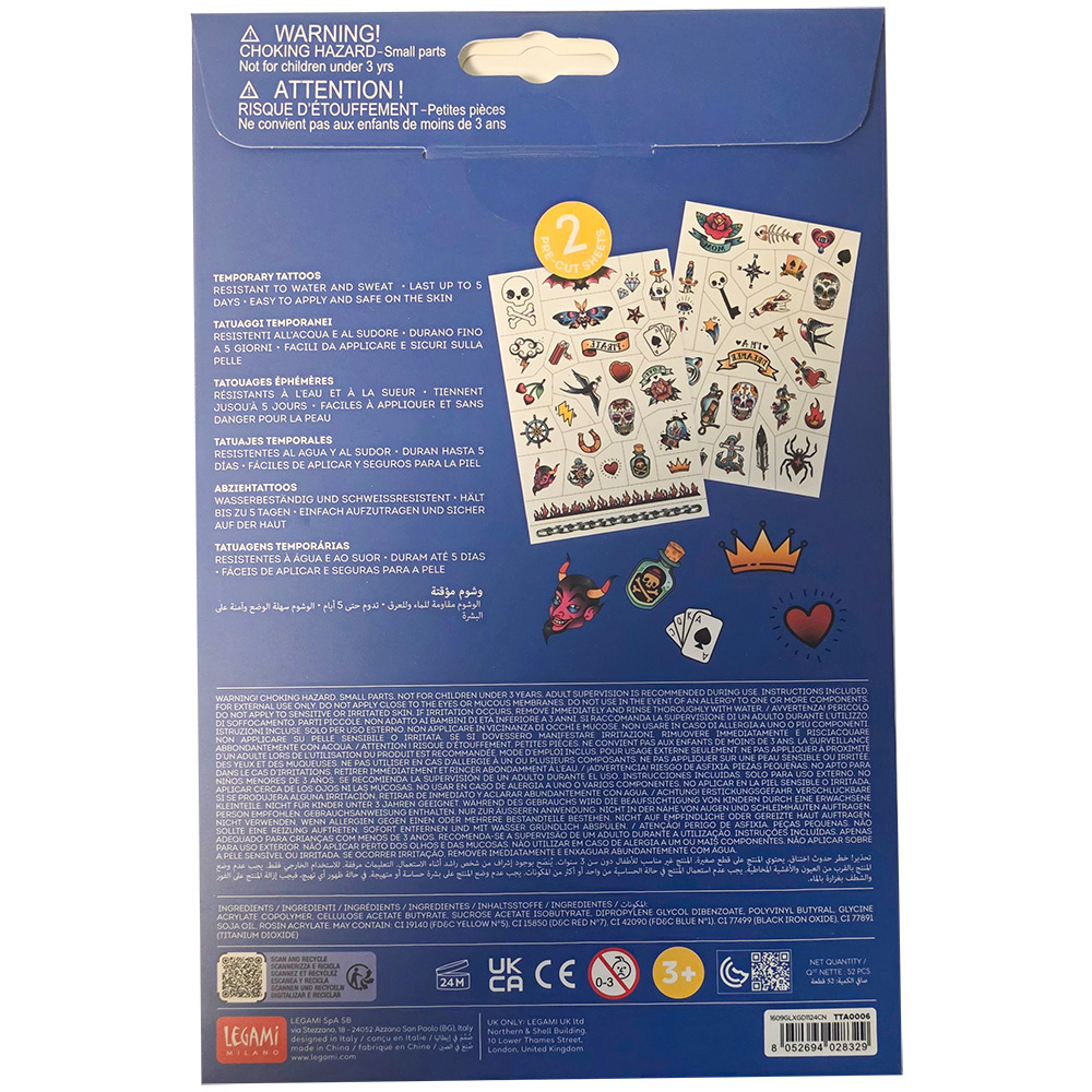 Temporary Tattoos - Old School