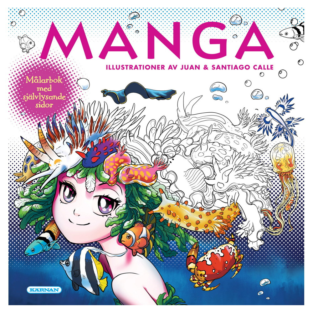 Manga Målarbok