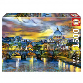 Educa Pussel: Peter s Basilica And The St. Angelo Bridge 1500 Bitar Educa Pussel: Peter s Basilica And The St. Angelo Bridge 1500 Bitar