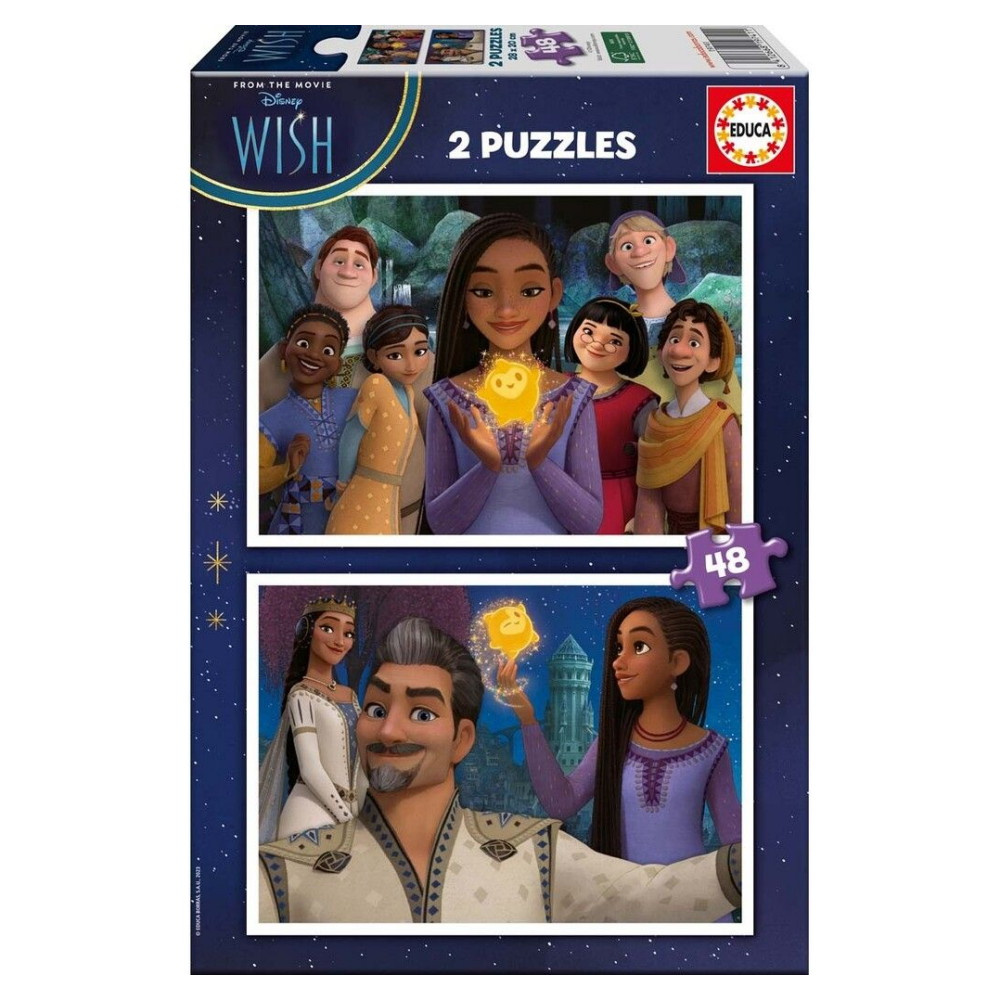 Educa Pussel: Disney Wish 2 x 48 Bitar