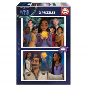 Educa Pussel: Disney Wish 2 x 48 Bitar Educa Pussel: Disney Wish 2 x 48 Bitar