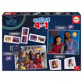 Educa: Disney Wish - Superpack 4 i 1 Educa: Disney Wish - Superpack 4 i 1