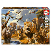 Educa Pussel: Wild Animals 1000 Bitar Educa Pussel: Wild Animals 1000 Bitar