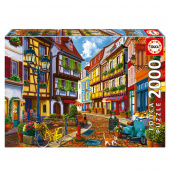 Educa Pussel: Bright Street 2000 Bitar Educa Pussel: Bright Street 2000 Bitar