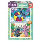 Educa Pussel: Disney Stitch 2 x 100 Bitar Educa Pussel: Disney Stitch 2 x 100 Bitar