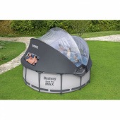 Bestway Steel Pro Max Pool Inkl Solskydd 366 X 100 CM Bestway Steel Pro Max Pool Inkl Solskydd 366 X 100 CM